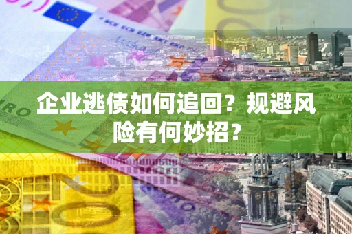武汉企业逃债如何追回？规避风险有何妙招？