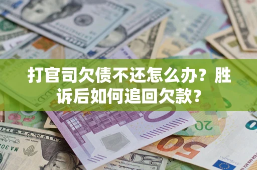 武汉打官司欠债不还怎么办？胜诉后如何追回欠款？