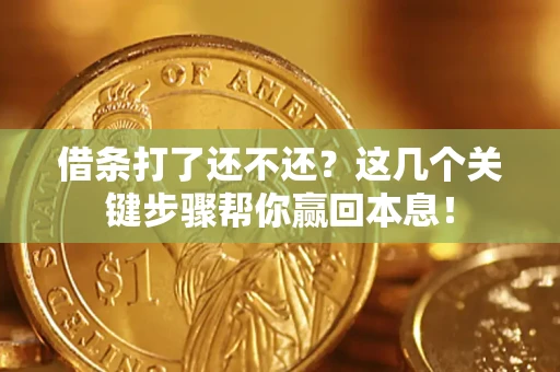 武汉借条打了还不还？这几个关键步骤帮你赢回本息！