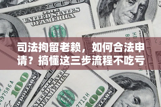 武汉司法拘留老赖，如何合法申请？搞懂这三步流程不吃亏！