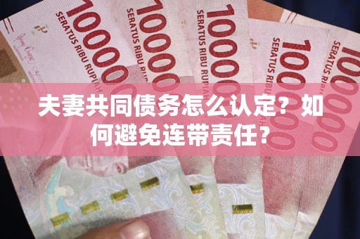 武汉夫妻共同债务怎么认定？如何避免连带责任？