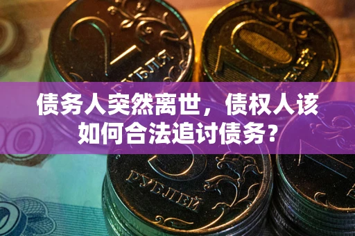 武汉债务人突然离世，债权人该如何合法追讨债务？
