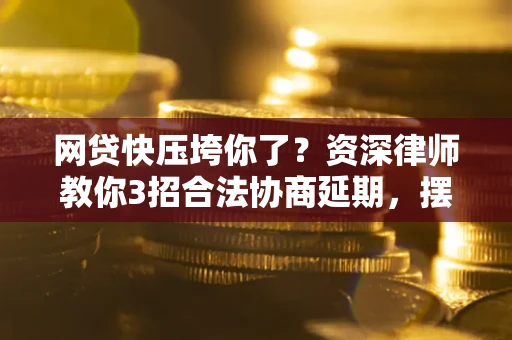武汉网贷快压垮你了？资深律师教你3招合法协商延期，摆脱暴力催收！