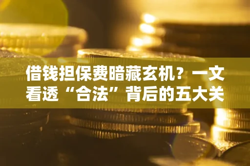 武汉借钱担保费暗藏玄机？一文看透“合法”背后的五大关键陷阱