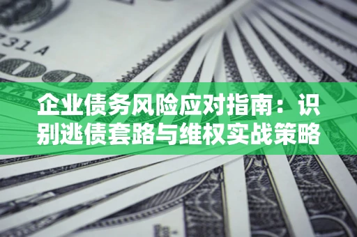 武汉企业债务风险应对指南：识别逃债套路与维权实战策略