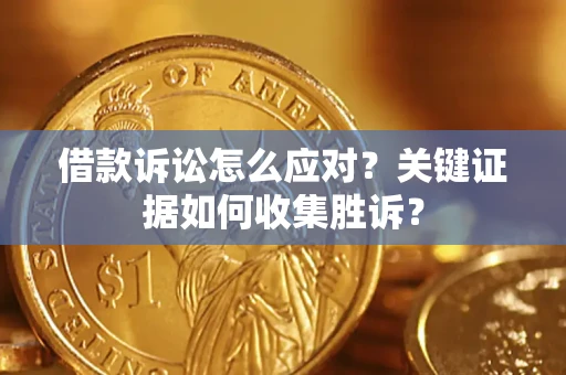 武汉借款诉讼怎么应对？关键证据如何收集胜诉？